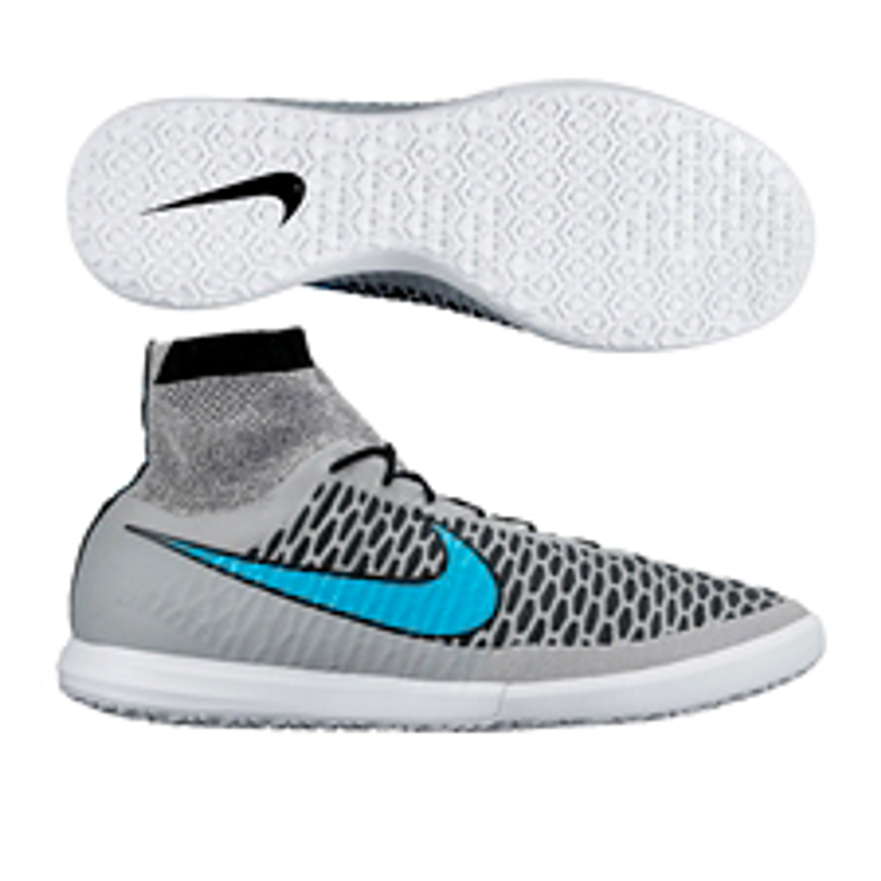 NIKE MAGISTAX PROXIMO WOLF GREY/TURQUOZE soccer shoes - Soccer Plus
