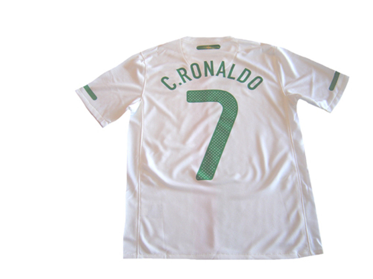 white ronaldo jersey