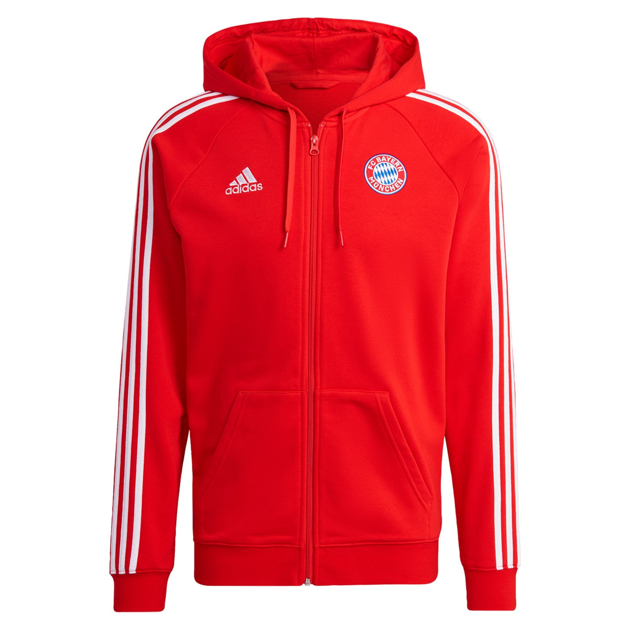 ADIDAS BAYERN MUNICH 2022/23 DNA FULL ZIP HOODIE - Soccer Plus
