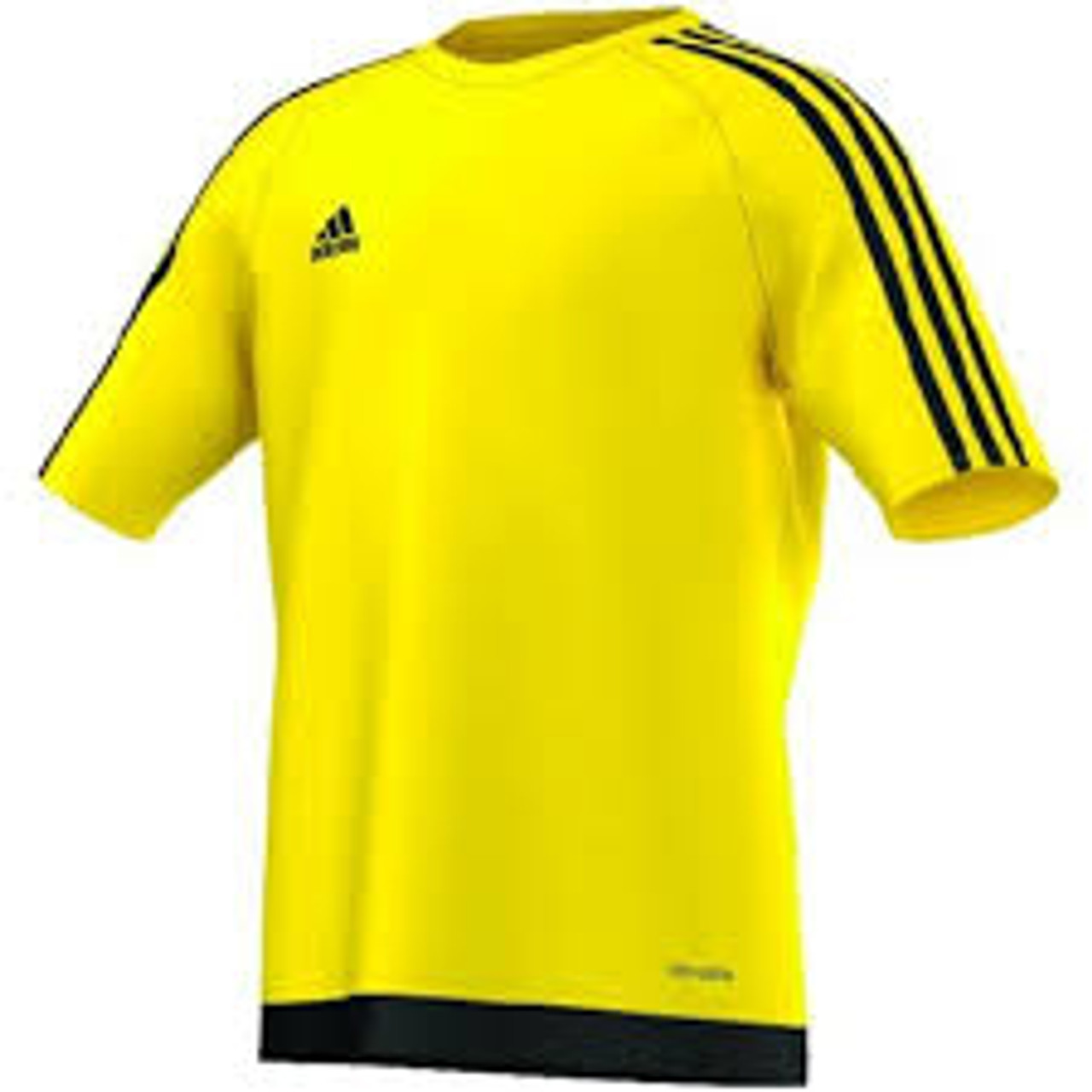 vandaag Aanvulling raken ADIDAS ESTRO 15 YOUTH JERSEY YELLOW soccer team uniform - Soccer Plus