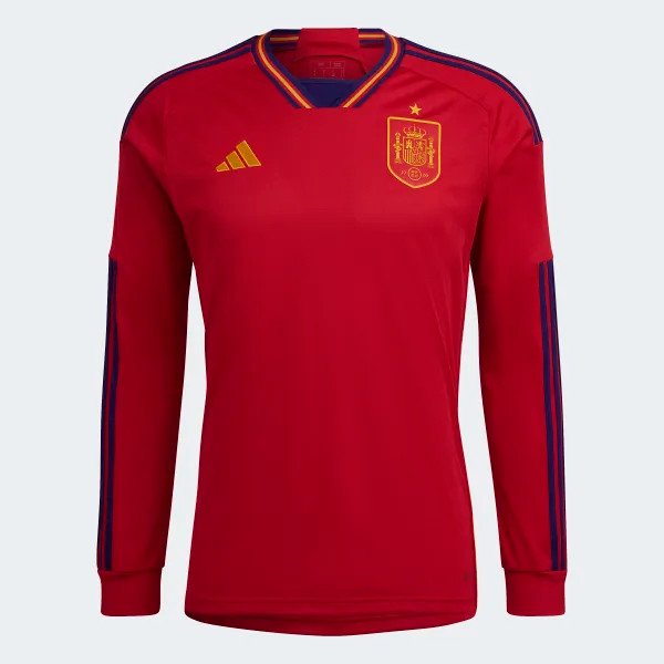 ADIDAS SPAIN WORLD CUP 2022 L/S HOME JERSEY - Soccer Plus