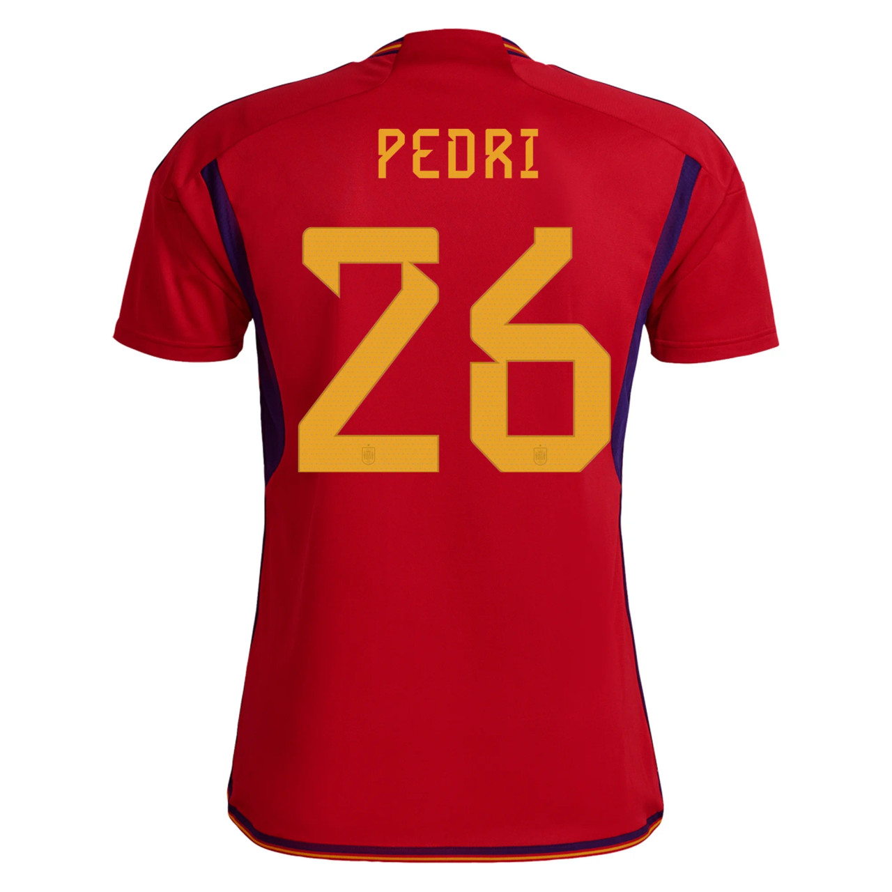 ADIDAS SPAIN WORLD CUP 2022 HOME PEDRI JERSEY - Soccer Plus