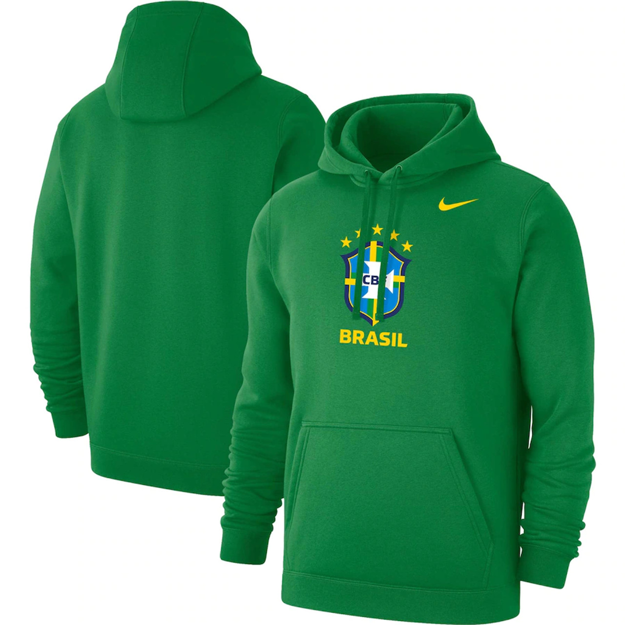 Nike Men's Nike Yellow Brazil National Team Club Primary Pullover