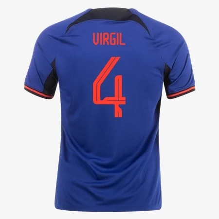 NIKE HOLLAND WORLD CUP 2022 AWAY VIRGIL JERSEY - Soccer Plus