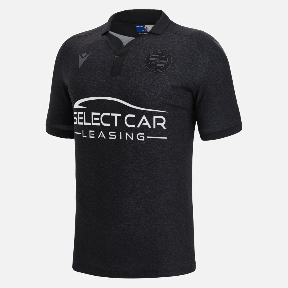 MACRON READING FC 2022/23 THIRD JERSEY BLACK - Soccer Plus