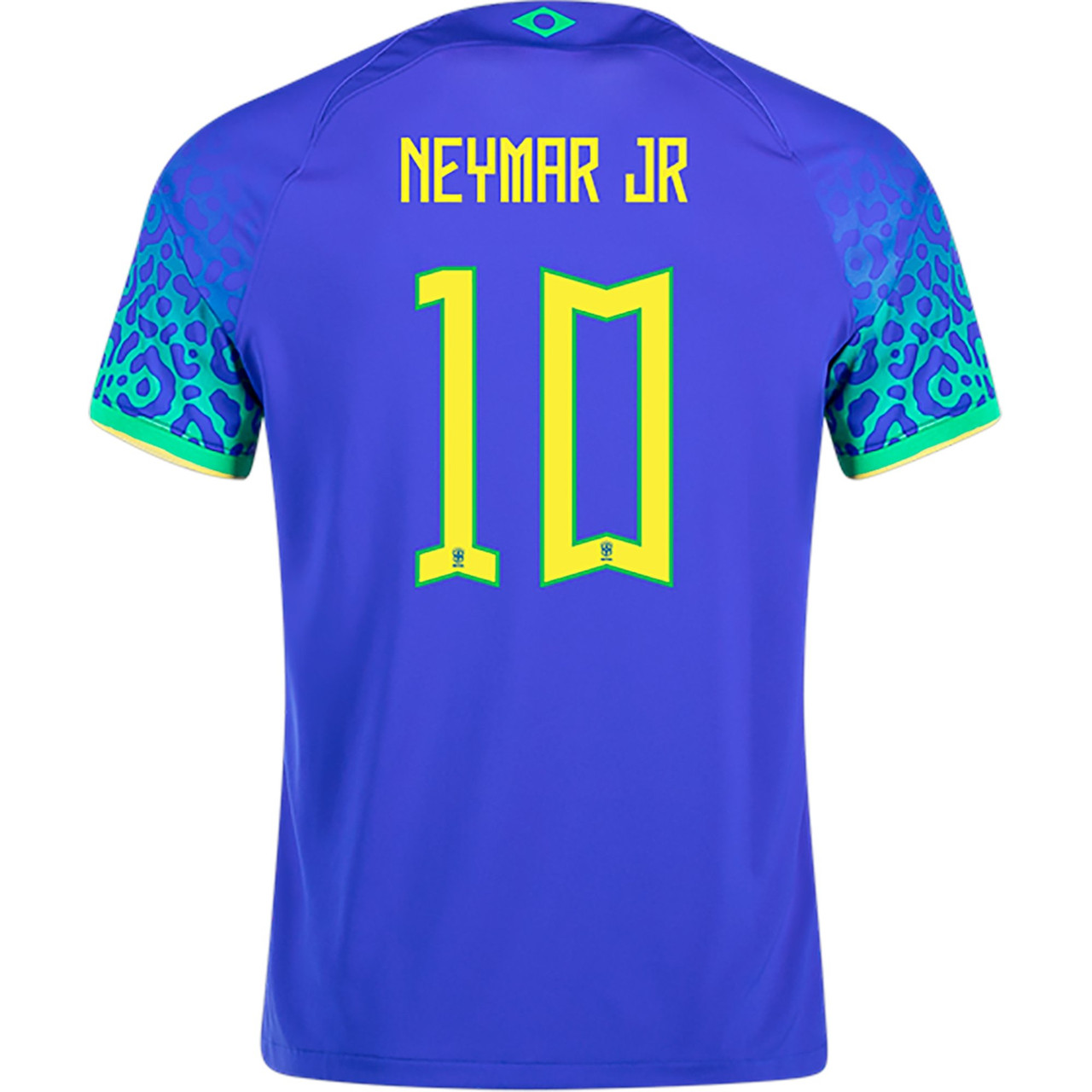NIKE BRAZIL WORLD CUP 2022 AWAY NEYMAR JR JERSEY - Soccer Plus
