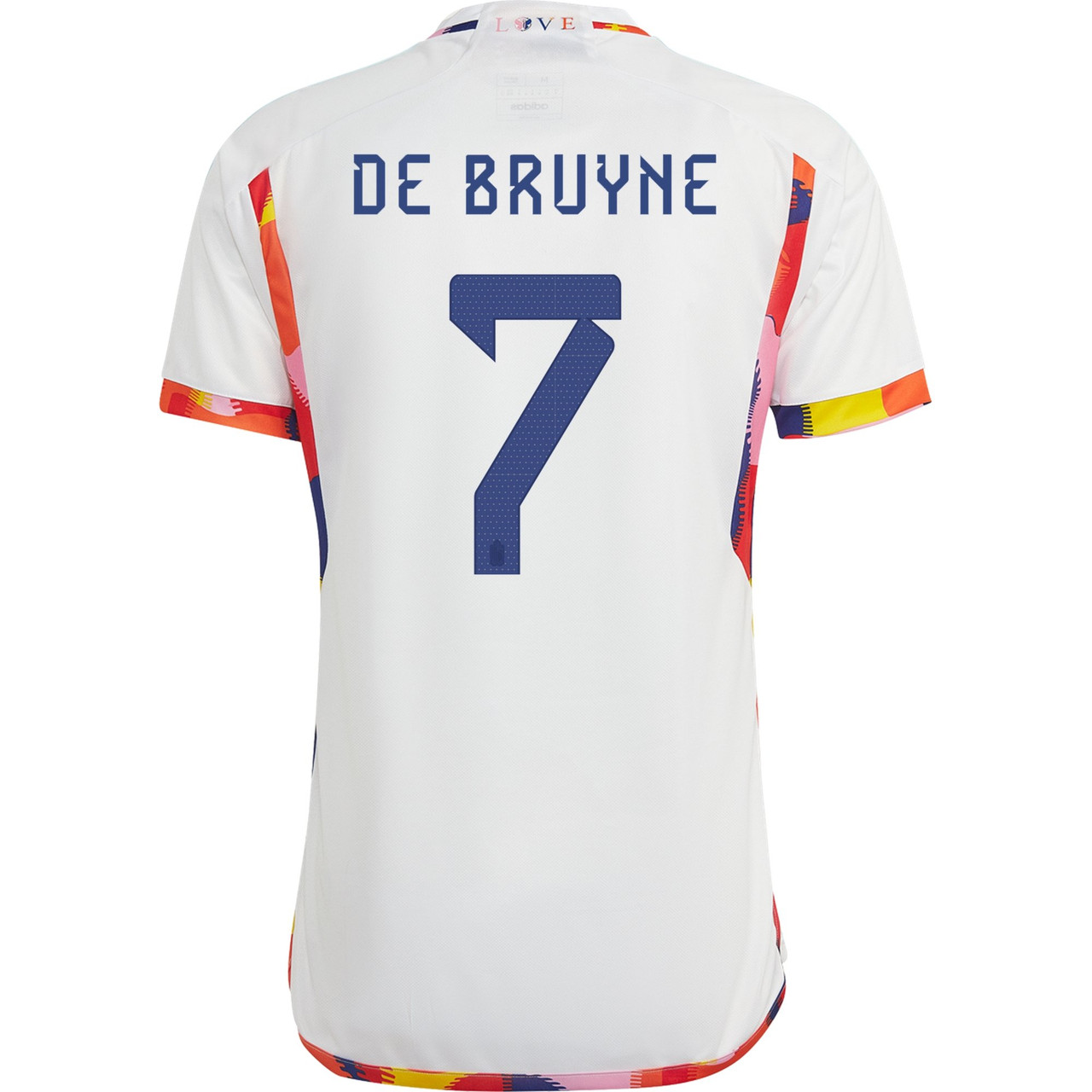 ADIDAS BELGIUM WORLD CUP 2022 DE BRUYNE AWAY JERSEY - Soccer Plus