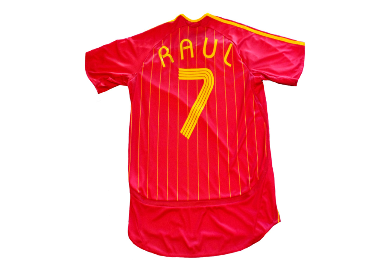 Raul Spain home  shirt 2006少しベタつきあり