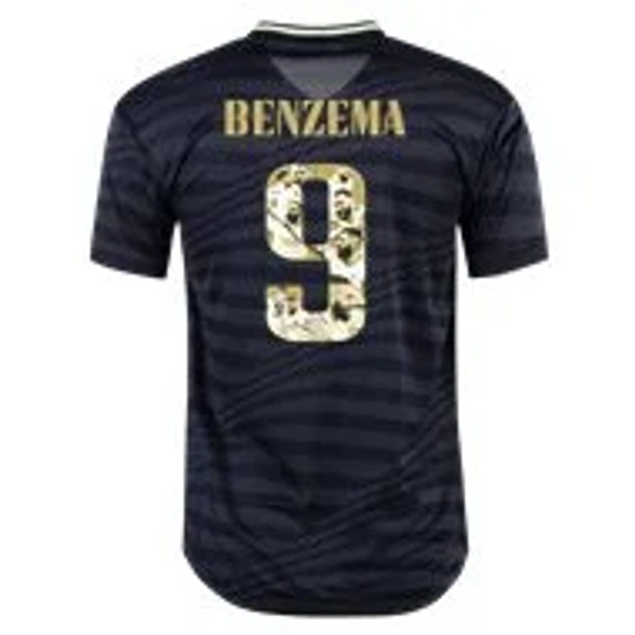 Real Madrid Away Shirt 2021-22 With Benzema Printing