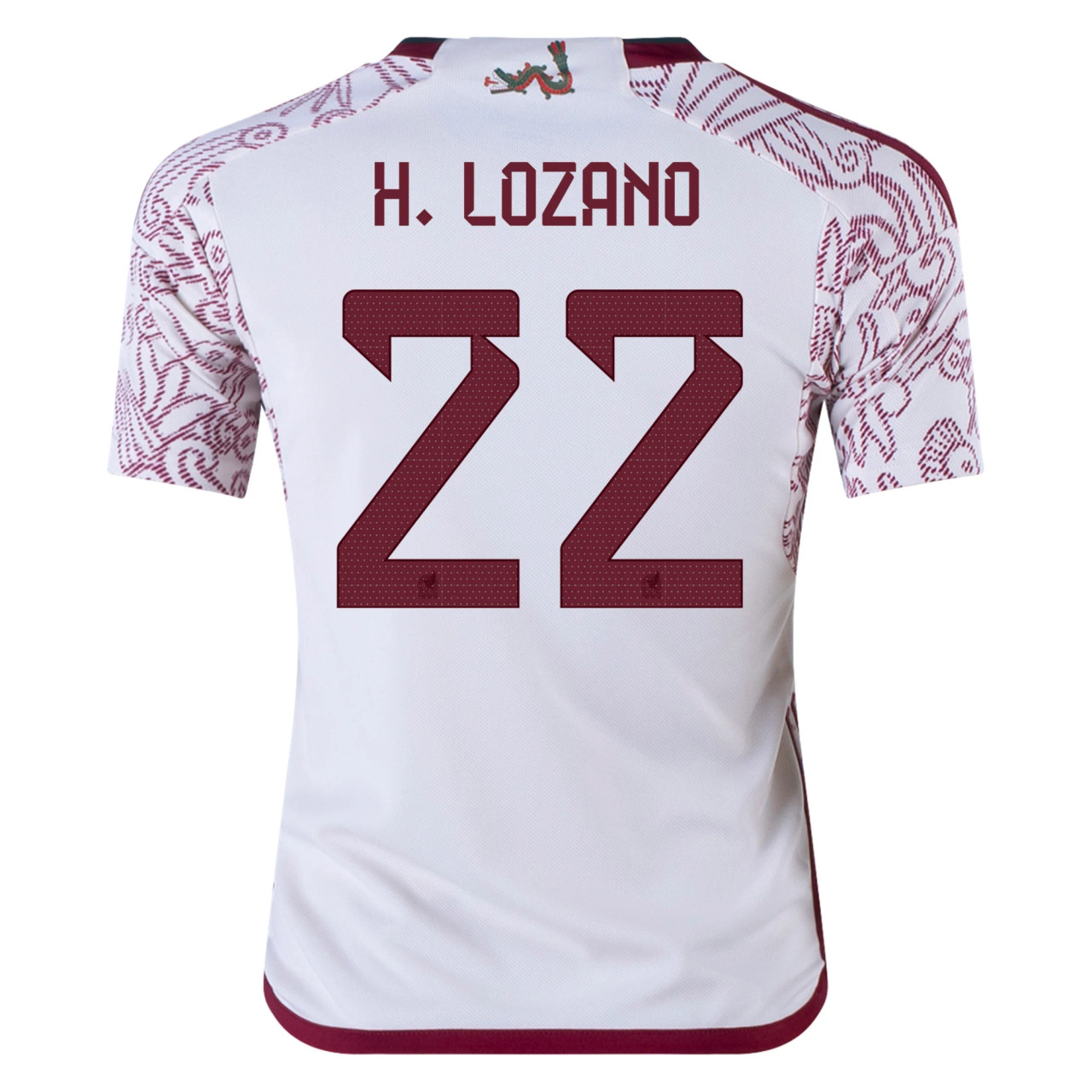 Mexico No17 Lopez Away Soccer Country Jersey