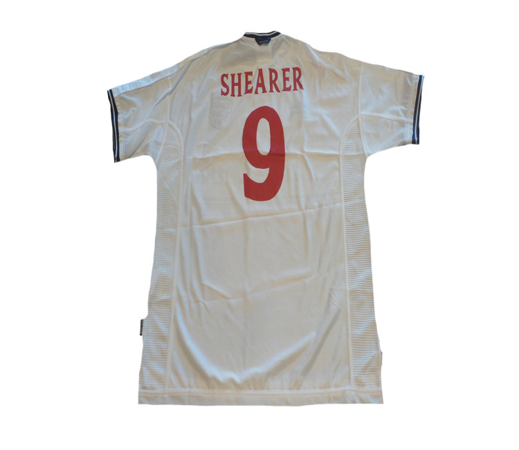 UMBRO ENGLAND 2000 HOME `SHEARER` JERSEY - Soccer Plus