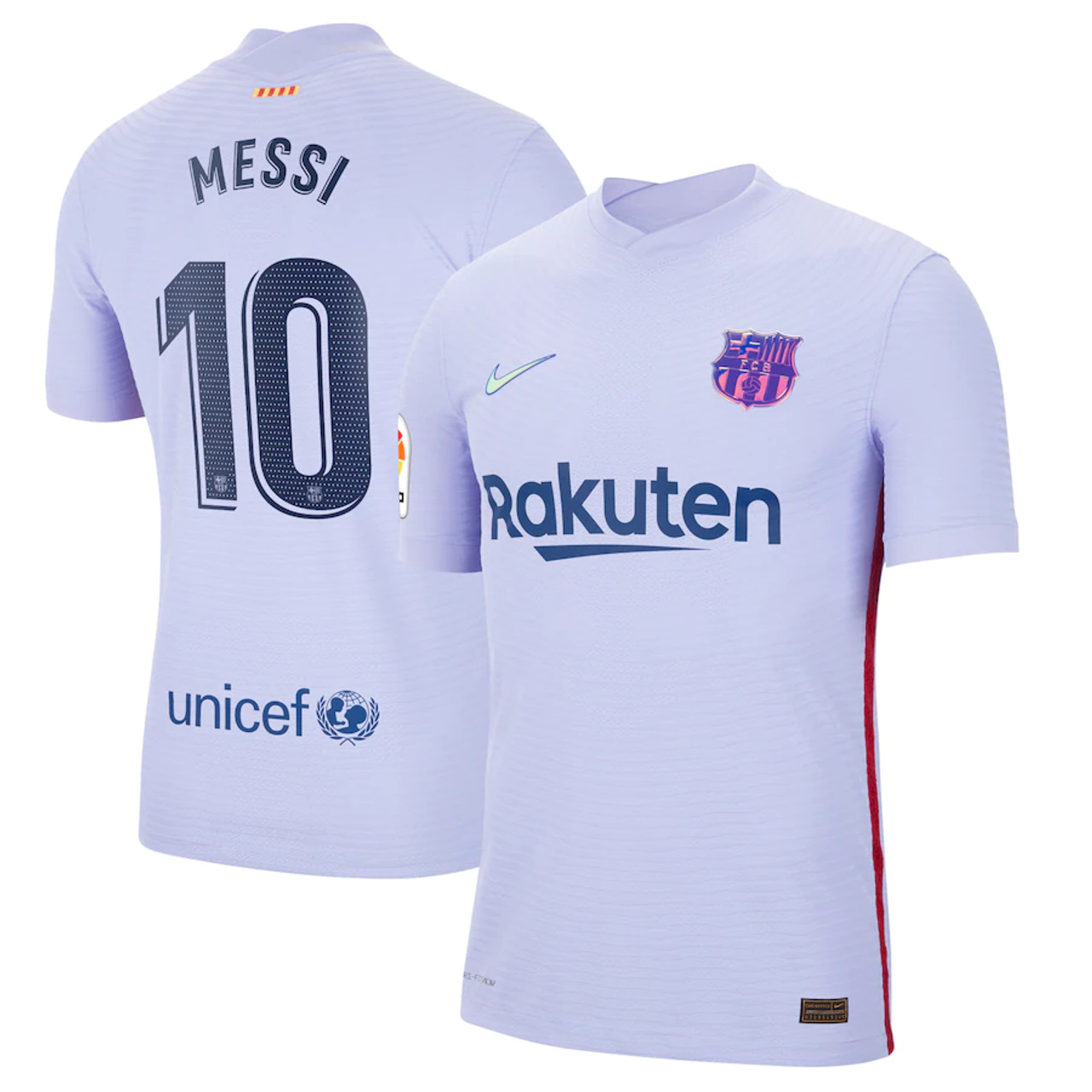 Lionel Messi Barcelona Nike 2020/21 Home Vapor Match Authentic Jersey - Blue