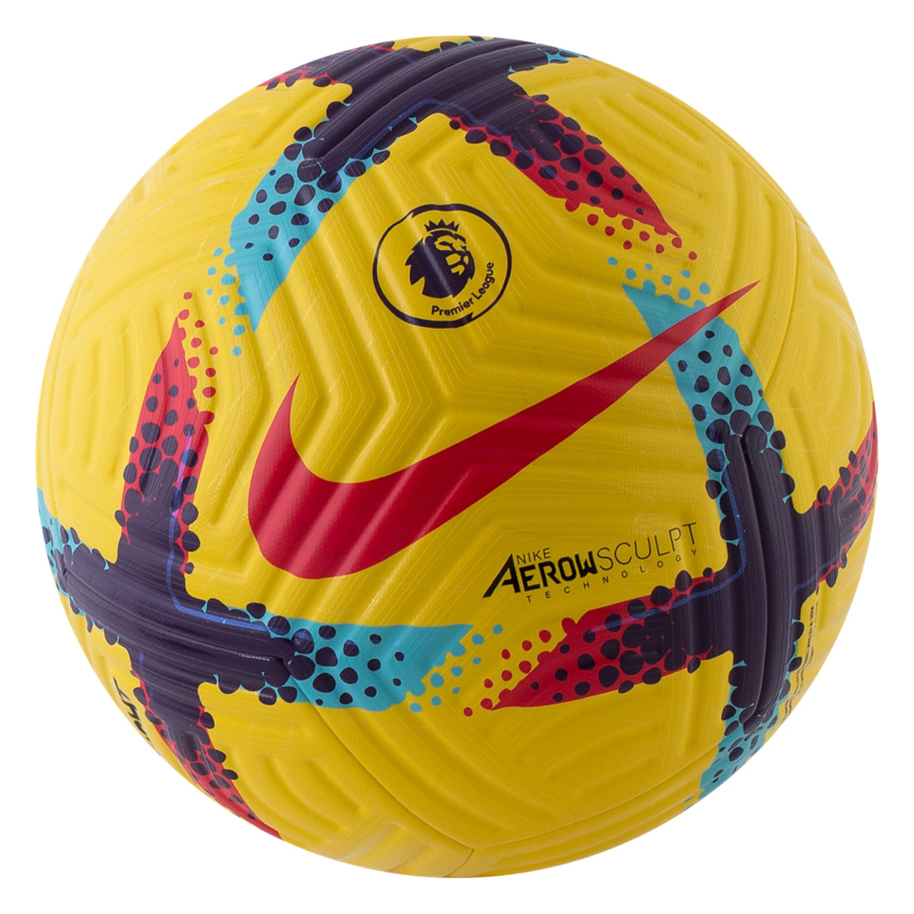 Bola de Futebol Nike Premier League Pitch 2021-2022 Hi-Vis  Yellow-Blue-Laser Crimson - Fútbol Emotion