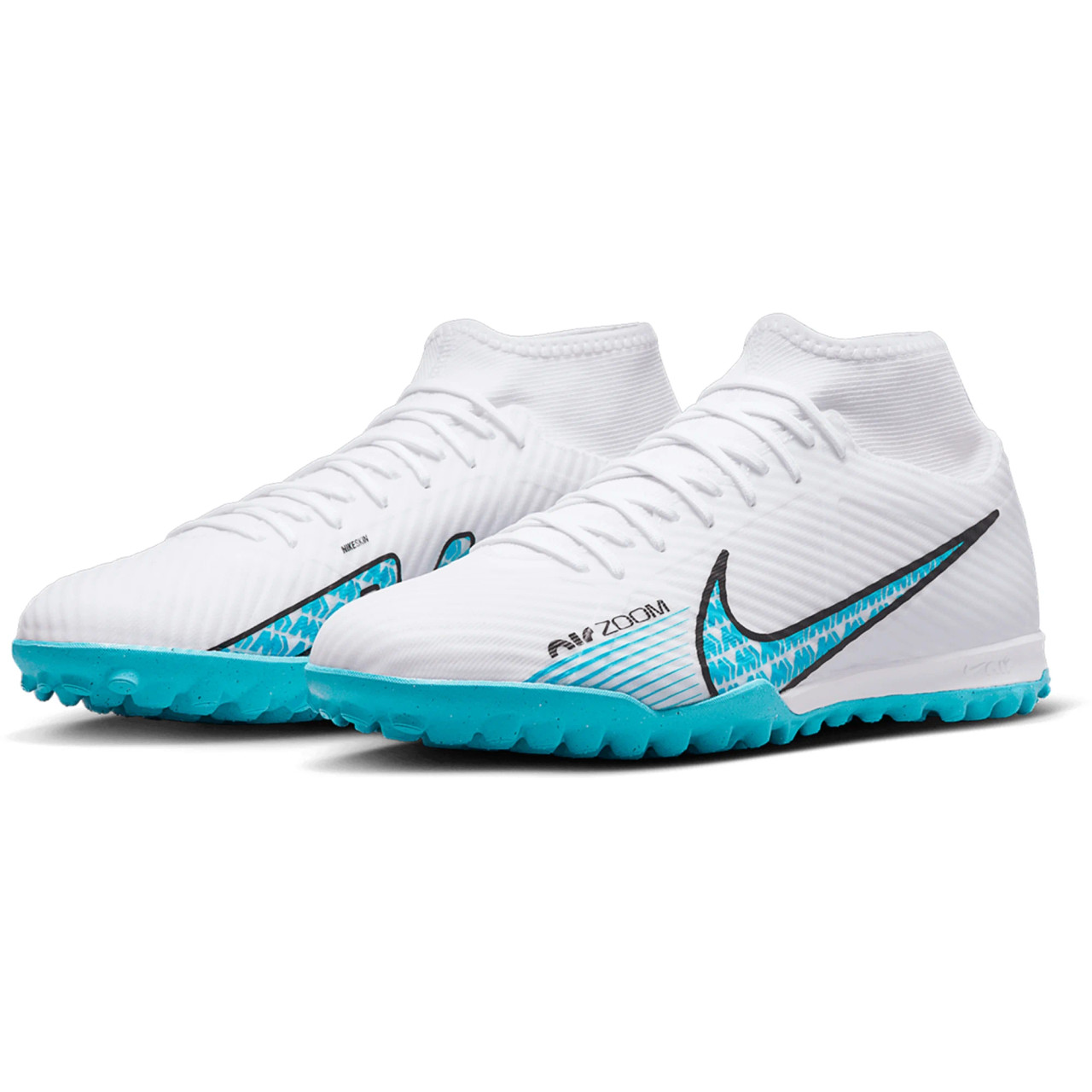 NIKE ZOOM SUPERFLY 9 ACADEMY TF WHITE/BLUE