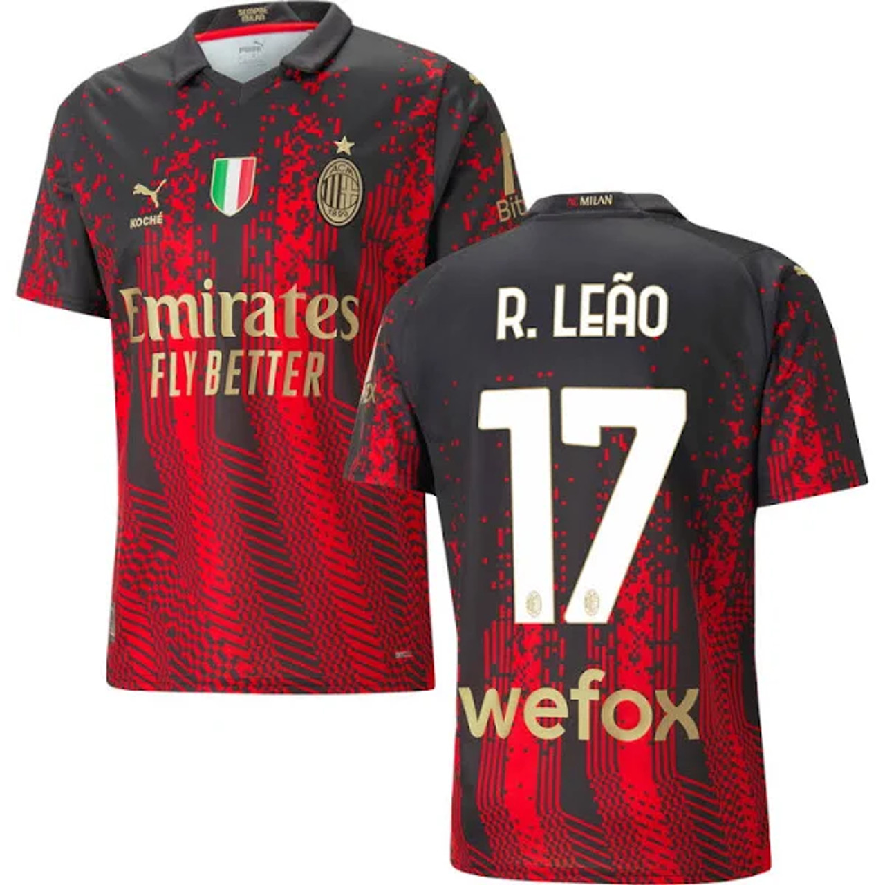 ACミラン 2022-23 Puma × Koché 4th GK NEW NEVER WORN Puma Men's AC Milan x Koche 2022/23 Replica