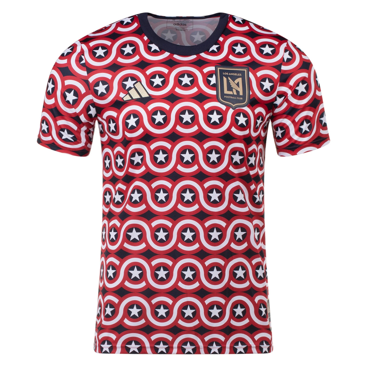 Youth LAFC adidas Black Squad Primary T-Shirt
