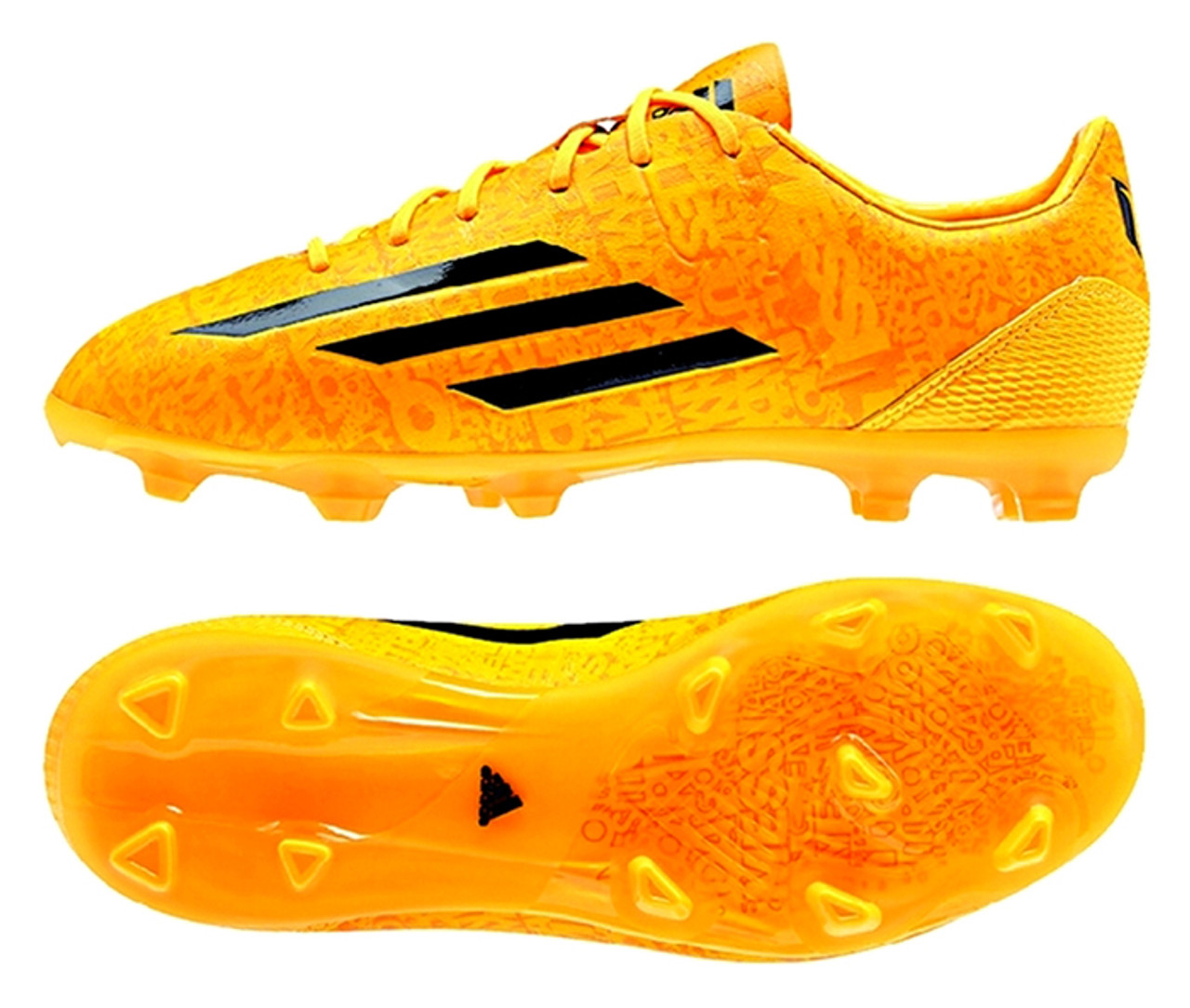 ADIDAS F50 ADIZERO FG MESSI GOLD firm ground soccer cleats 