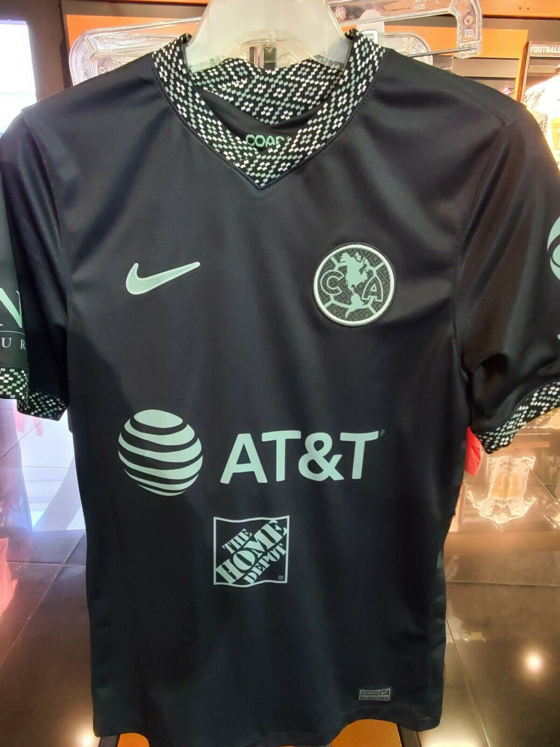 NIKE CLUB AMERICA 2022 AUTHENTIC BLACK 3RD JERSEY Soccer Plus