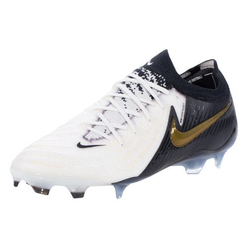 Nike Phantom GX II Elite FG White/Black/Metallic Gold Coin