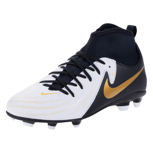 Nike Jr Phantom Luna II Club FG/MG  White/Black/Metallic Gold Coin