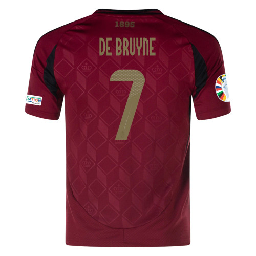 ADIDAS BELGIUM WORLD CUP 2022 DE BRUYNE HOME JERSEY - Soccer Plus