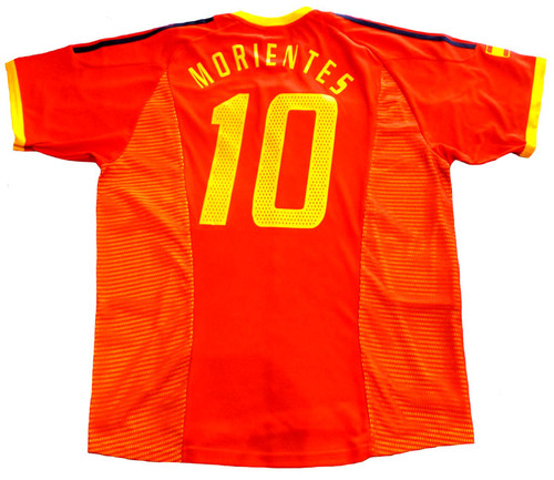 ADIDAS SPAIN 2002 `LUIS ENRIQUE` HOME JERSEY - Soccer Plus