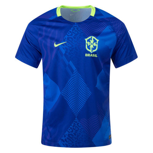 NIKE BRAZIL 2018 AWAY BOYS JERSEY BLUE - Soccer Plus