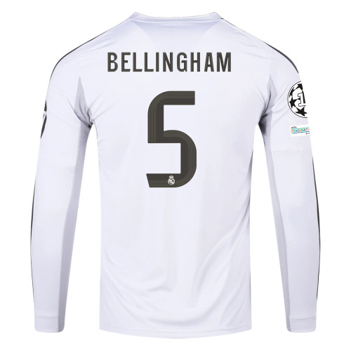 Adidas Real Madrid 25/26  Bellingham  LS Home Jersey
