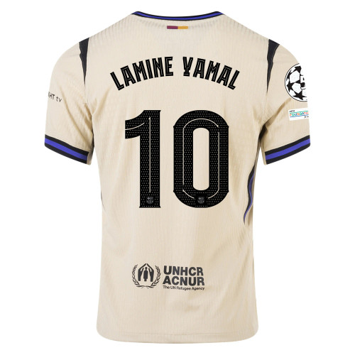 Nike Lamine Yamal Barcelona 25/26  Authentic Away UCL Jersey