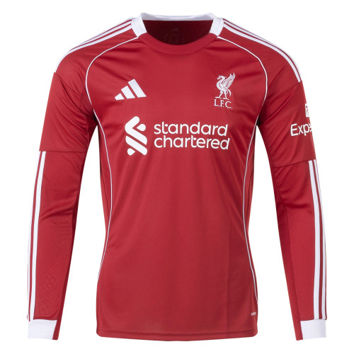 Adidas Liverpool 25/26 LS Home Jersey
