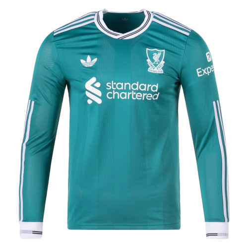 Adidas Liverpool 25/26 Authentic LS Third Jersey green