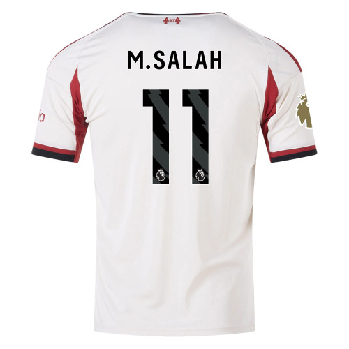 NIKE LIVERPOOL 2022/23 AWAY M. SALAH JERSEY WHITE