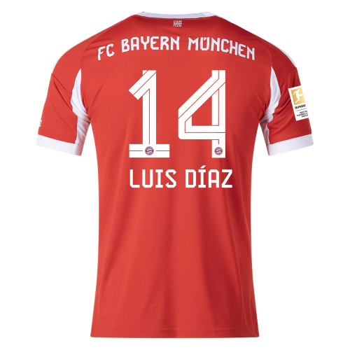 Adidas Bayern Munich 25/26 Luis Diaz Home Jersey Adidas Bayern Munich 25/26 Luis Diaz Home Jersey