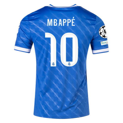 Adidas Real Madrid 25/26  Mbappe Third Jersey Blue Adidas Real Madrid 25/26  Mbappe Third Jersey Blue