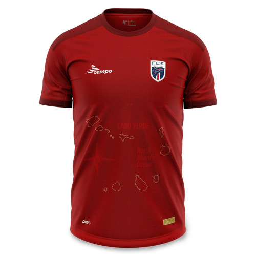 Tempo Cape Verde 2025 Third Jersey  Red