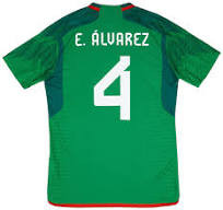 Adidas Mexico 2022 Home  E. Alvarez jersey