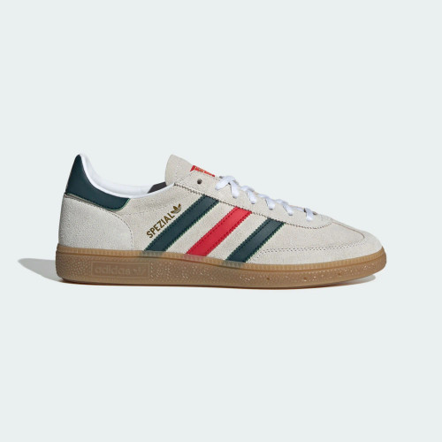 Adidas Handball Spezial Mexico Shoe  White/ Ivy/ Scarlet