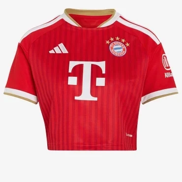 Adidas Bayern Munich 26/27 Women's Home Crop Jersey