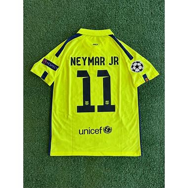 NIKE FC BARCELONA 'NEYMAR` 2017 THIRD JERSEY GREEN - Soccer Plus