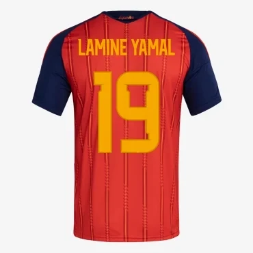 Adidas Spain 2026   Lamine Yamal Home Jersey  - 2 Stars