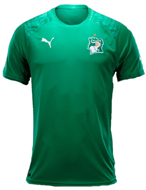 PUMA IVORY COAST 2014 AWAY JERSEY GREEN