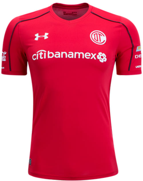 UNDER ARMOUR TOLUCA 2018 HOME JERSEY 