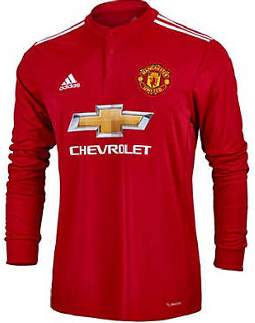 ADIDAS MANCHESTER UNITED 2018 L/S HOME JERSEY