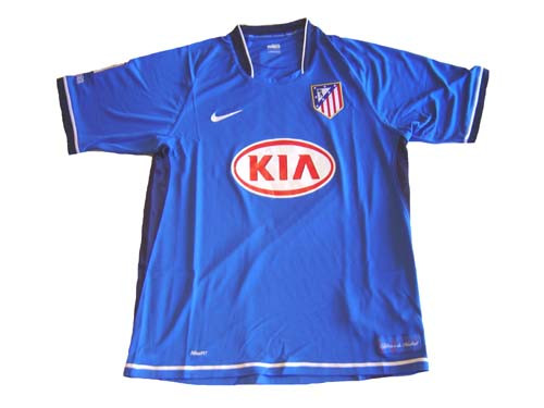 NIKE ATLETICO MADRID 2008 AWAY JERSEY BLUE