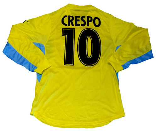 PUMA LAZIO 2002 AWAY `CRESPO` YELLOW JERSEY - Soccer Plus