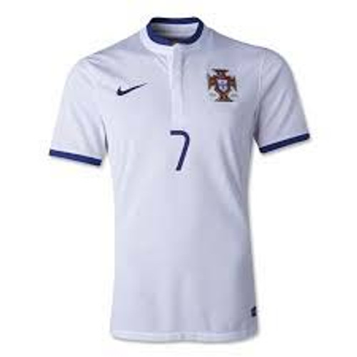 ronaldo portugal jersey white