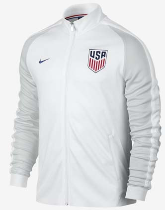 NIKE BOCA JUNIORS 2015 N98 JACKET WHITE - Soccer Plus