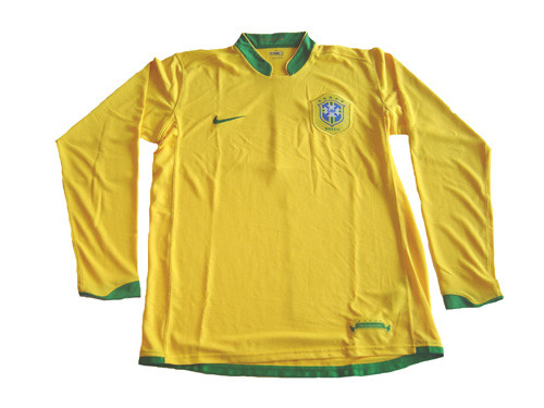 NIKE BRAZIL 2007 HOME L/S JERSEY