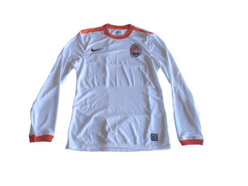 NIKE SHAKHTAR DONETSK 2011 AWAY L/S WHITE JERSEY