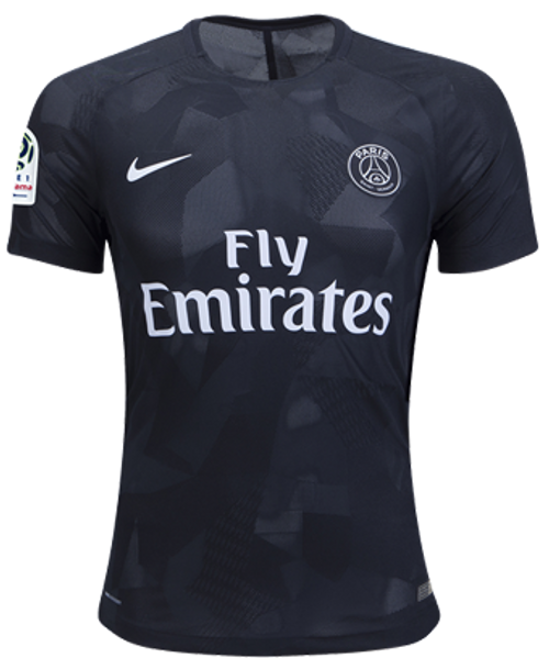 paris st germain black jersey